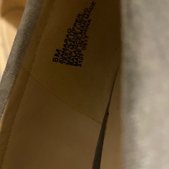 Nine West Metallic Silver Studded Loafers - Picture 4 of 5